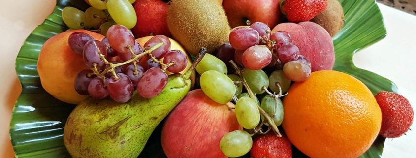 Fresh seasonal fruits